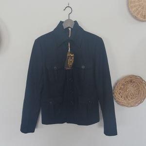 NWT Lucky Brand Wool Military Jacket